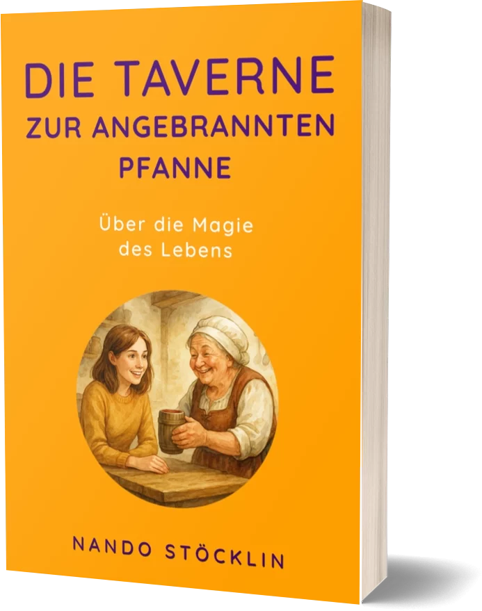 taverne_zur_angebrannten_pfanne_3d Buchcover "Die Taverne zur angebrannten Pfanne - über die Magie des Lebens"